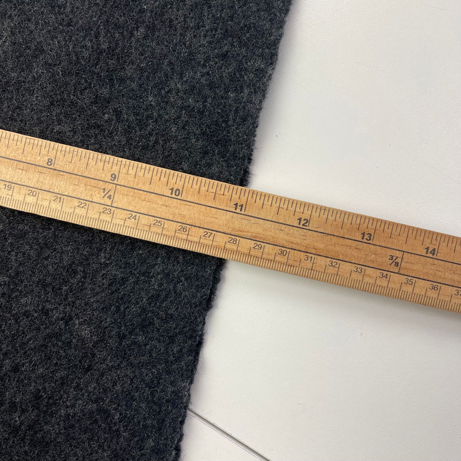 Polo Ralph Lauren Dark Grey 100% Wool Scarf - 7