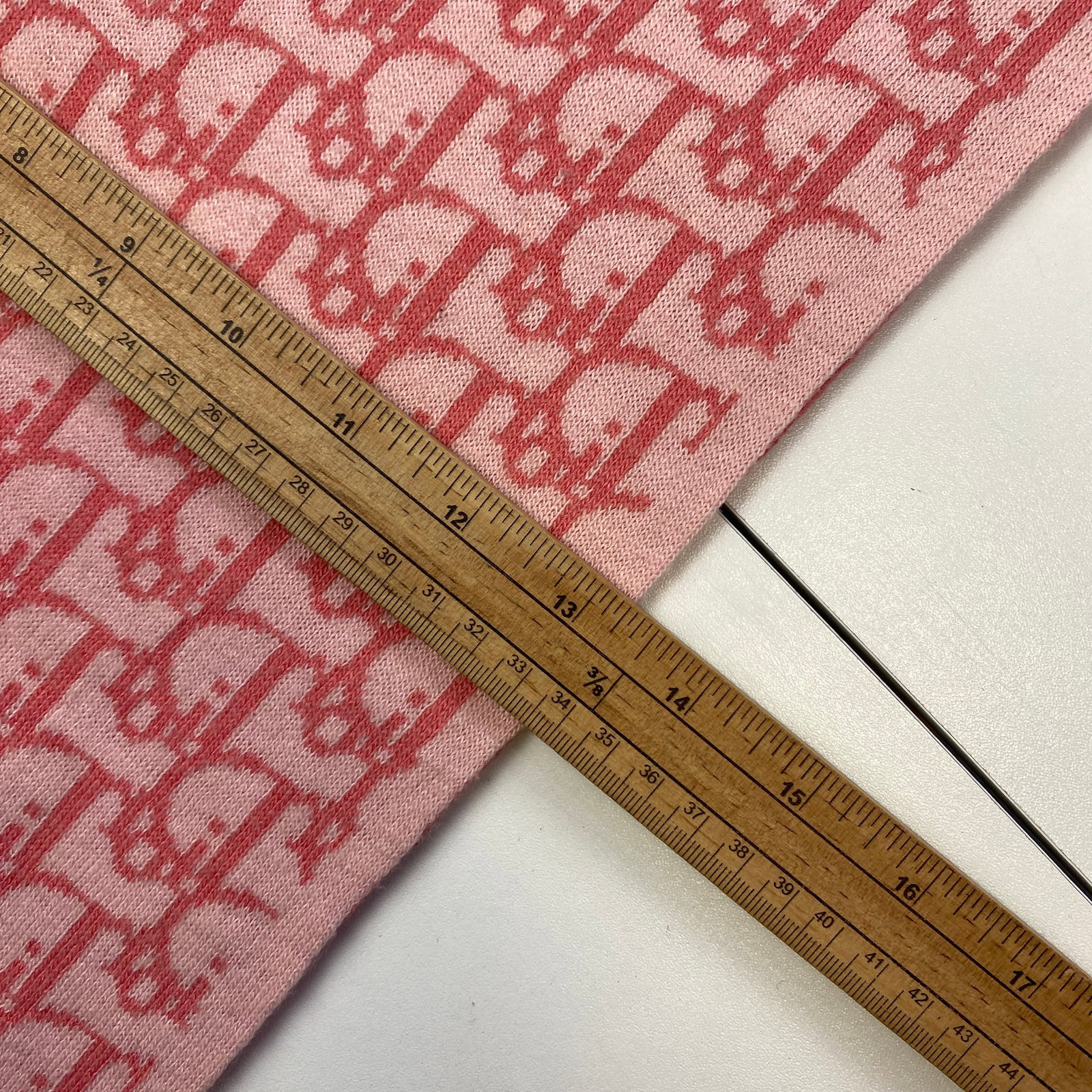 Christian Dior Paris Pink Large Scarf - 8