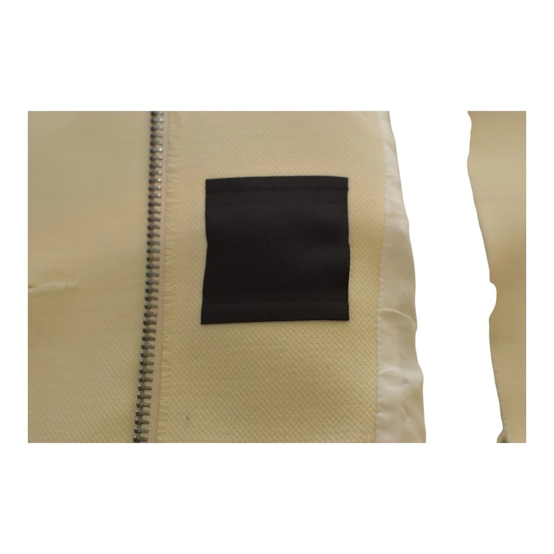 Costume National Black & Cream Wool Unhemmed Jacket Blazer size 42 - 6