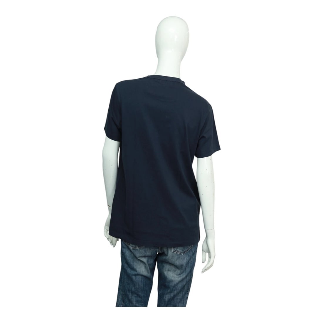 Burberry Prosum Women's Blue with White logo 100% Cotton T- Shirt Top size M - 2