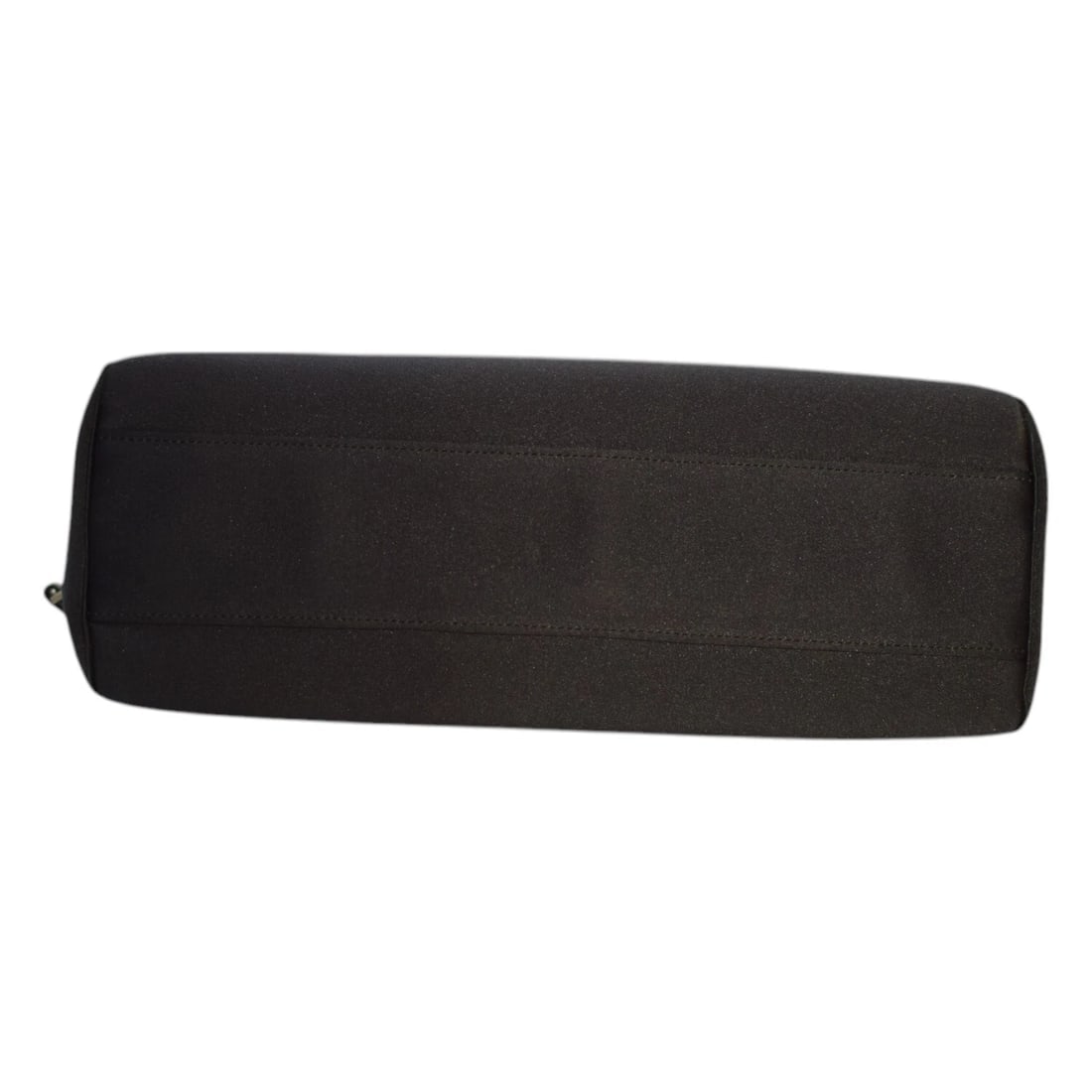 Gianni Versace Black Satin w. Crystals Chain Shoulder Bag Clutch Handbag Purse - 6