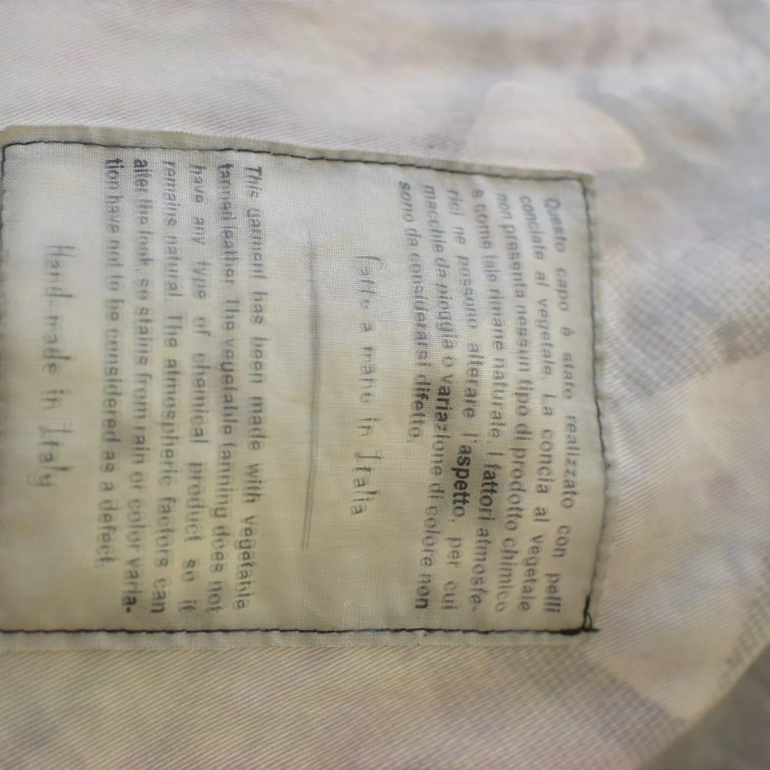 Giorgio Brato Suede Distressed Leather Black Zipper front biker Jacket size 46 - 11