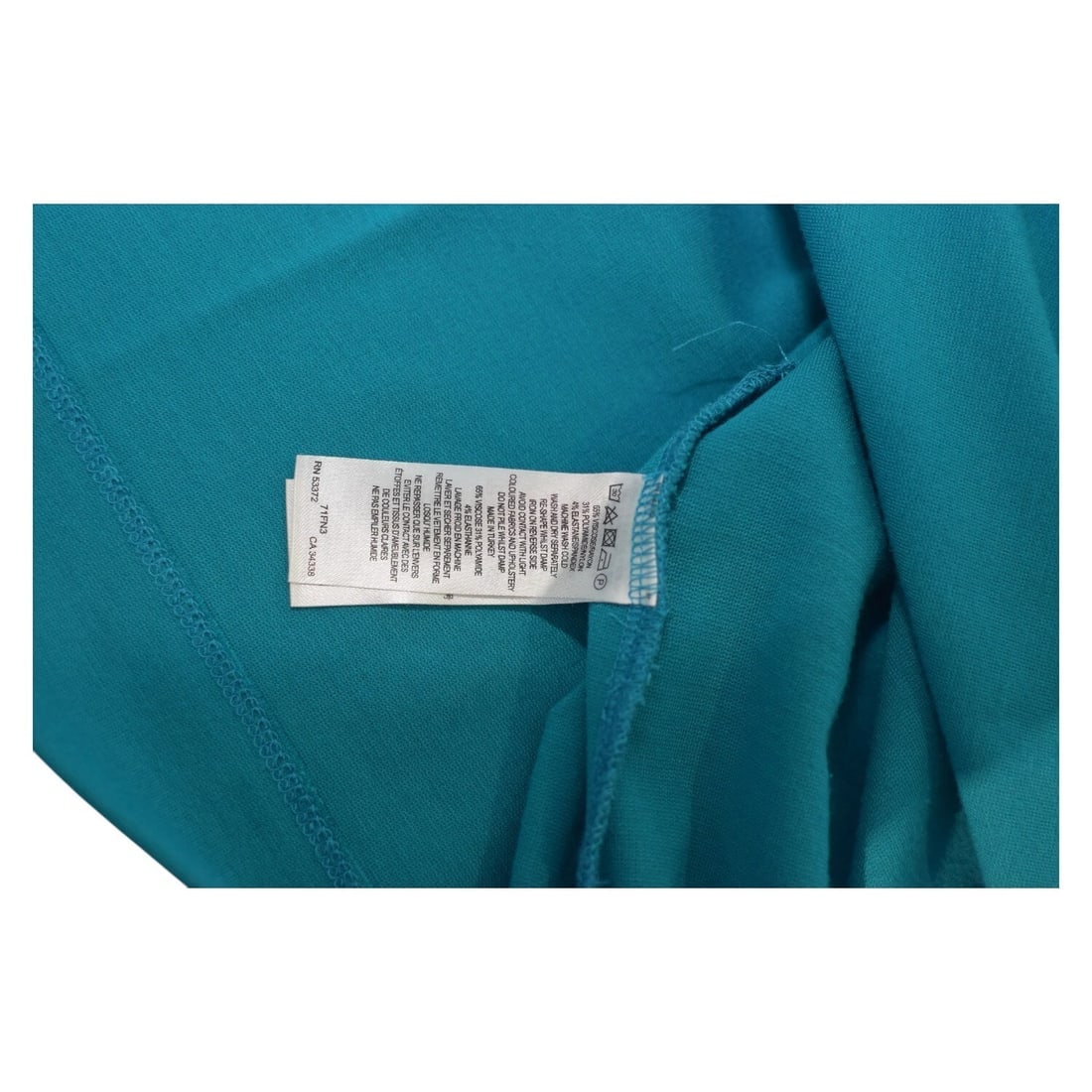 French Connection Blue Black Cap Sleeves Viscose Mini Dress size 12 - 7