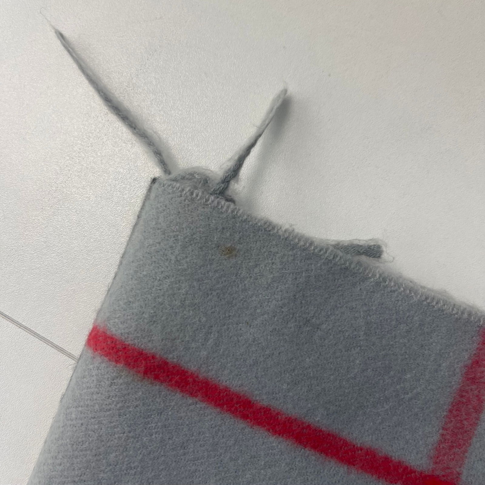 Burberry Grey Plaid 100% Cashmere Scarf - 9