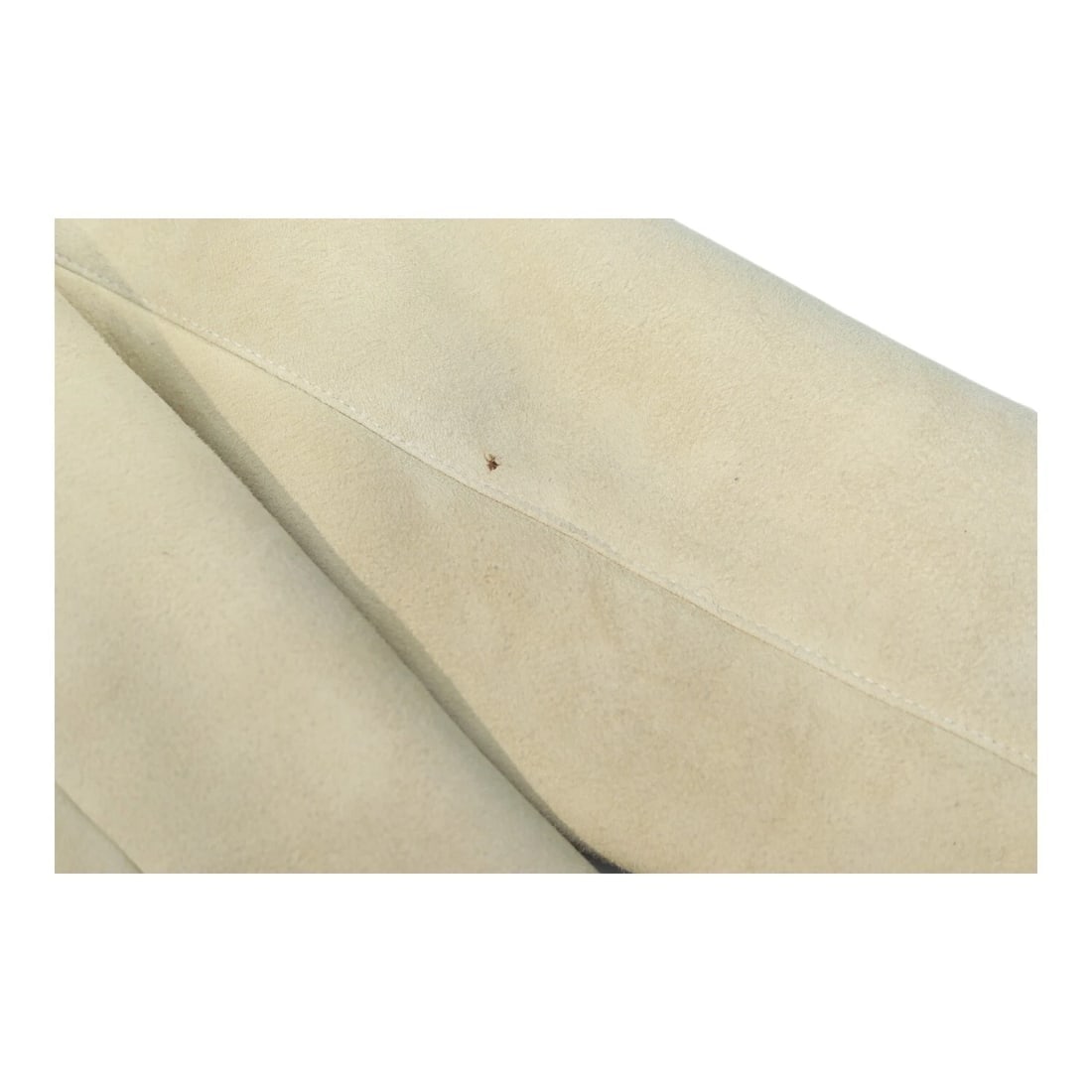 Nicole Farhi Beige Sheepskin Double Breasted Short Jacket Coat size UK 10 - 6