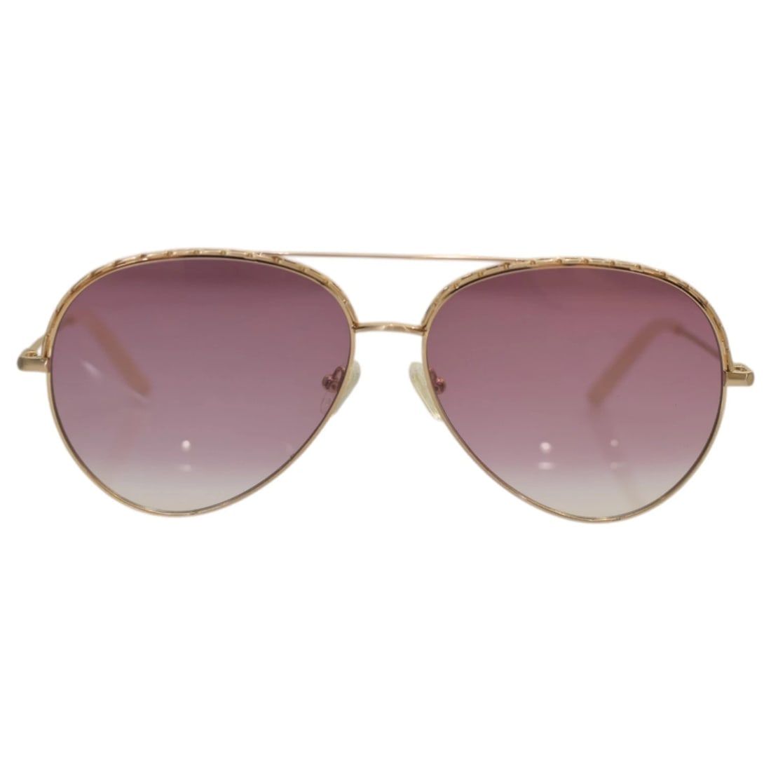 Matthew Williamson Aviator 01 Magnolia Gold & Degrade Pink Lens Sunglasses - 2