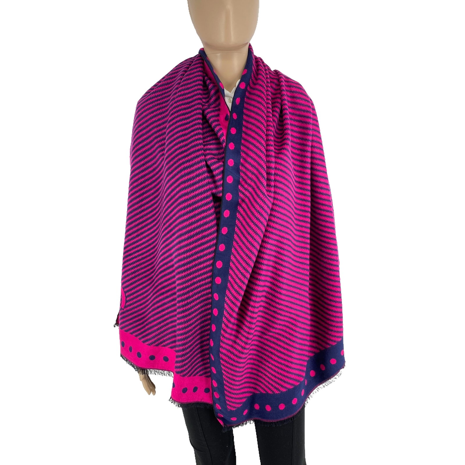 Chanel Large Silk & Wool Shawl Scarf: Title:Chanel Large Silk & Wool Shawl ScarfBrand:ChanelDate/Period:VintageMaterials:50% Silk 50% WoolSize:One SizeDescription:Chanel Large Silk & Woo lShawl Scarf Reserve: $170.00 