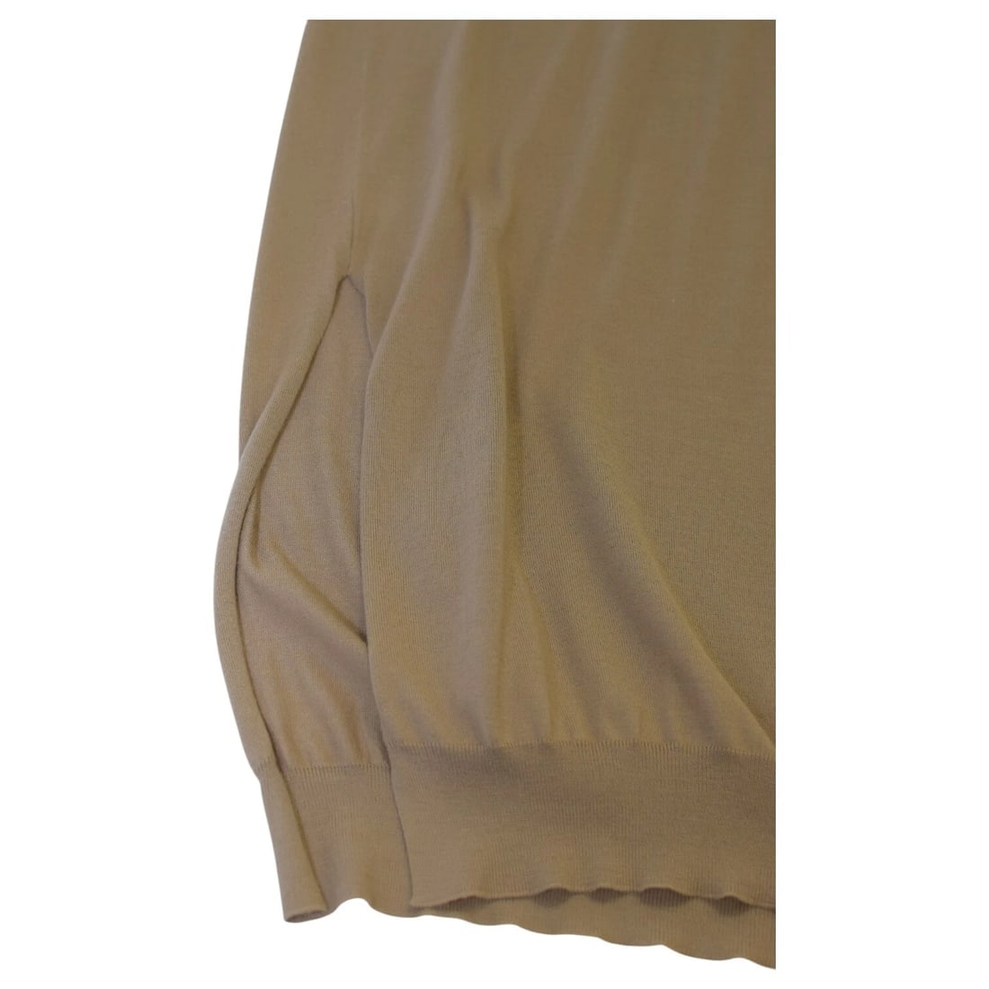 Stella McCartney Brown Cashmere Silk Blend Knit Sweater Long Sleeve Dress sz 40 - 5