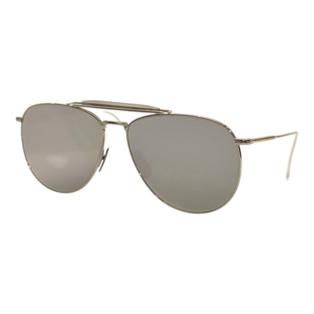 THOM BROWNE TB015 LTD-SLV 62 pilot-frame aviator Silver Metal sunglasses Unisex: Title:THOM BROWNE TB015 LTD-SLV 62 pilot-frame aviator Silver Metal sunglasses Unisex Description:THOM BROWNE TB015 LTD-SLV 62 pilot-frame aviator Silver Metal sunglasses Unisex Elevate your eyewear c