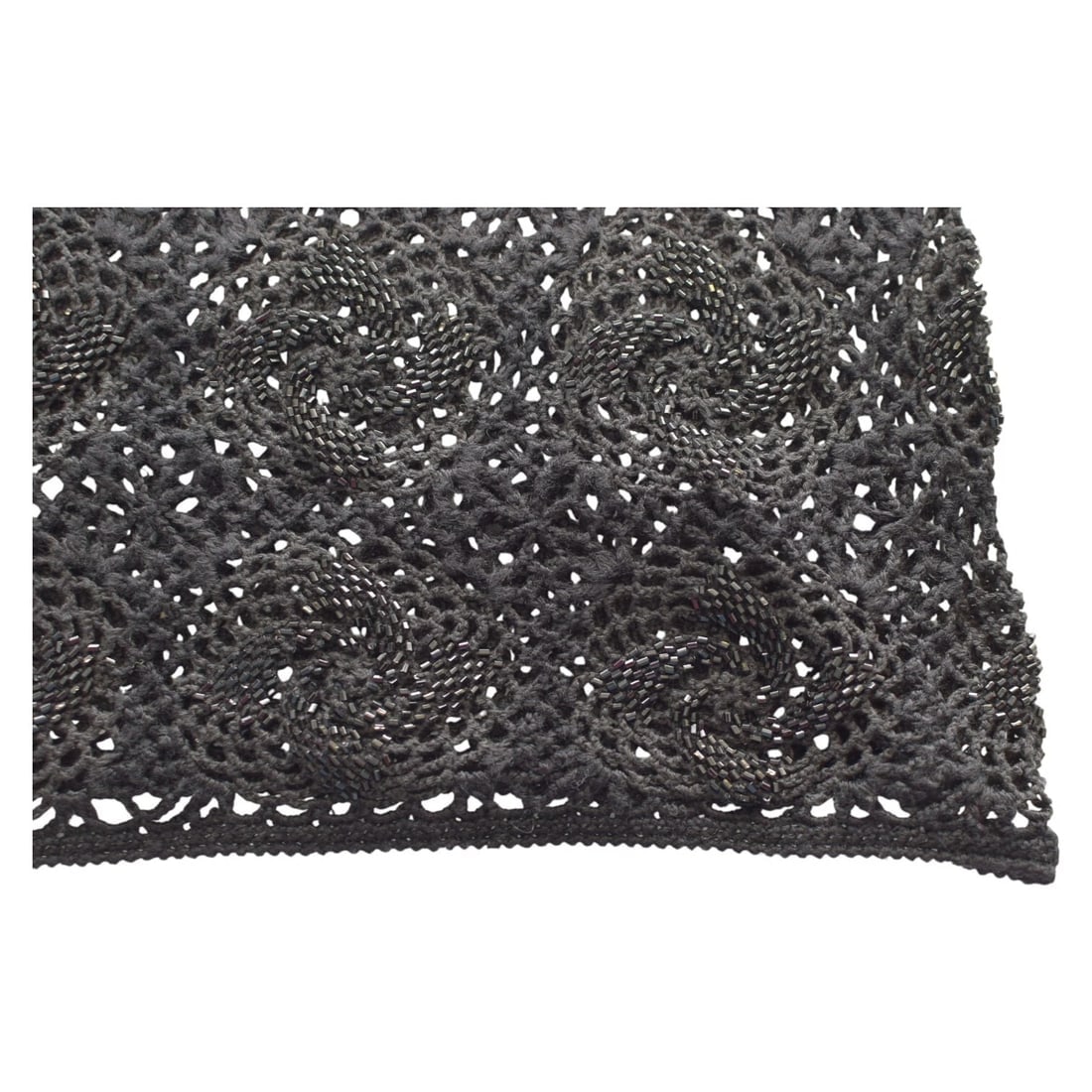 Dolce & Gabbana Black Wool Cotton Knit Beaded Top size 30/ 44 - 7