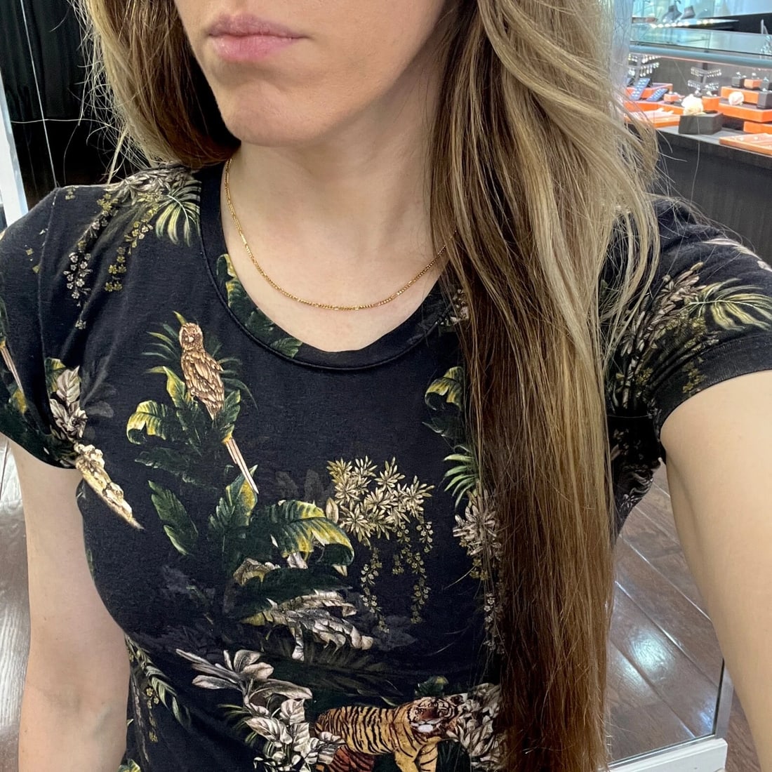 Italian Rounded Wheat Chain Necklace 14K Yellow Gold, 16 Inches, 2 mm, 6.41 Gram - 4