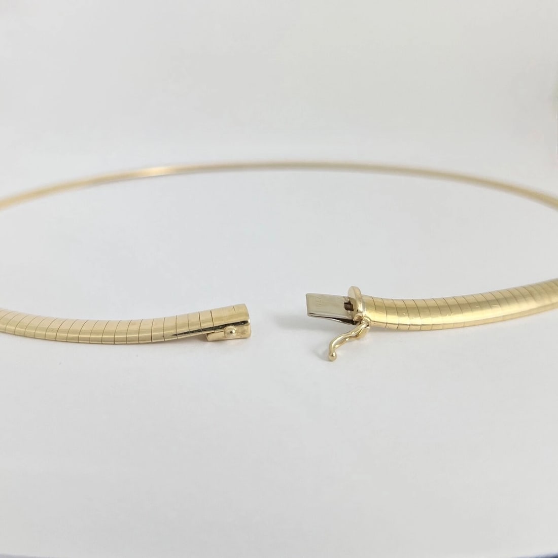 Italian Omega Chain Necklace 14K Yellow Gold, 18 Inches, 6 mm, 36.15 Grams - 7