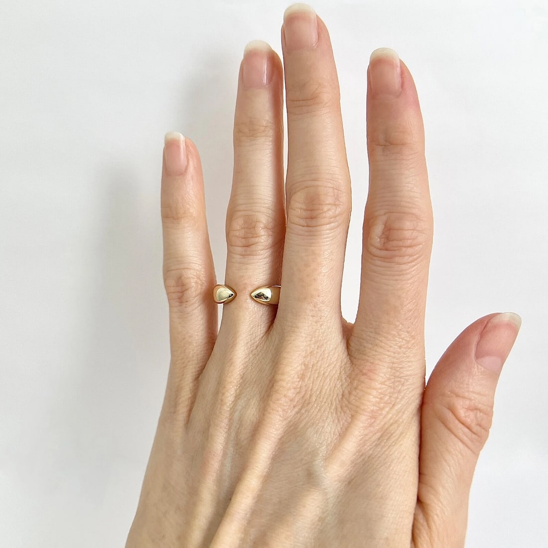 Open Claw Statement Ring 14K Yellow Gold, Size 6.75 - 3