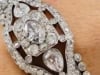 Art Deco Diamond Bracelet with Light Fancy Blue Marquise Diamond - 13