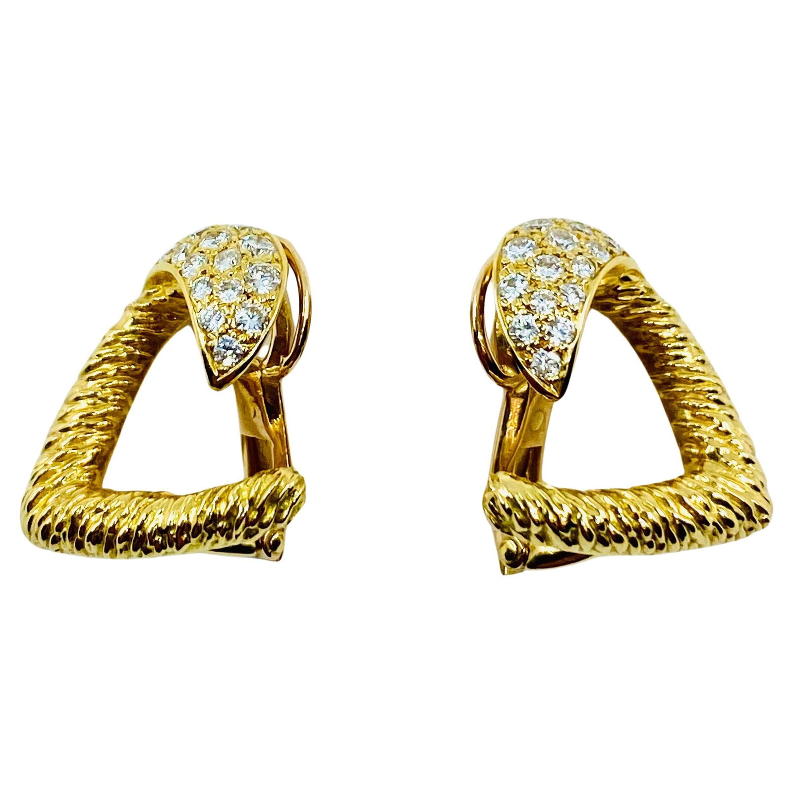 Boucheron Heart Earrings Diamond 18k Gold - 14