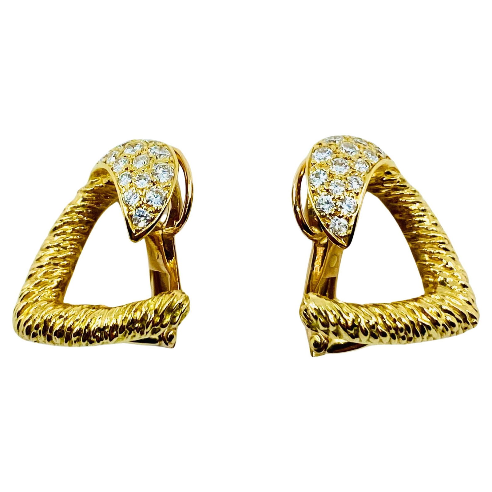 Boucheron Heart Earrings Diamond 18k Gold - 4