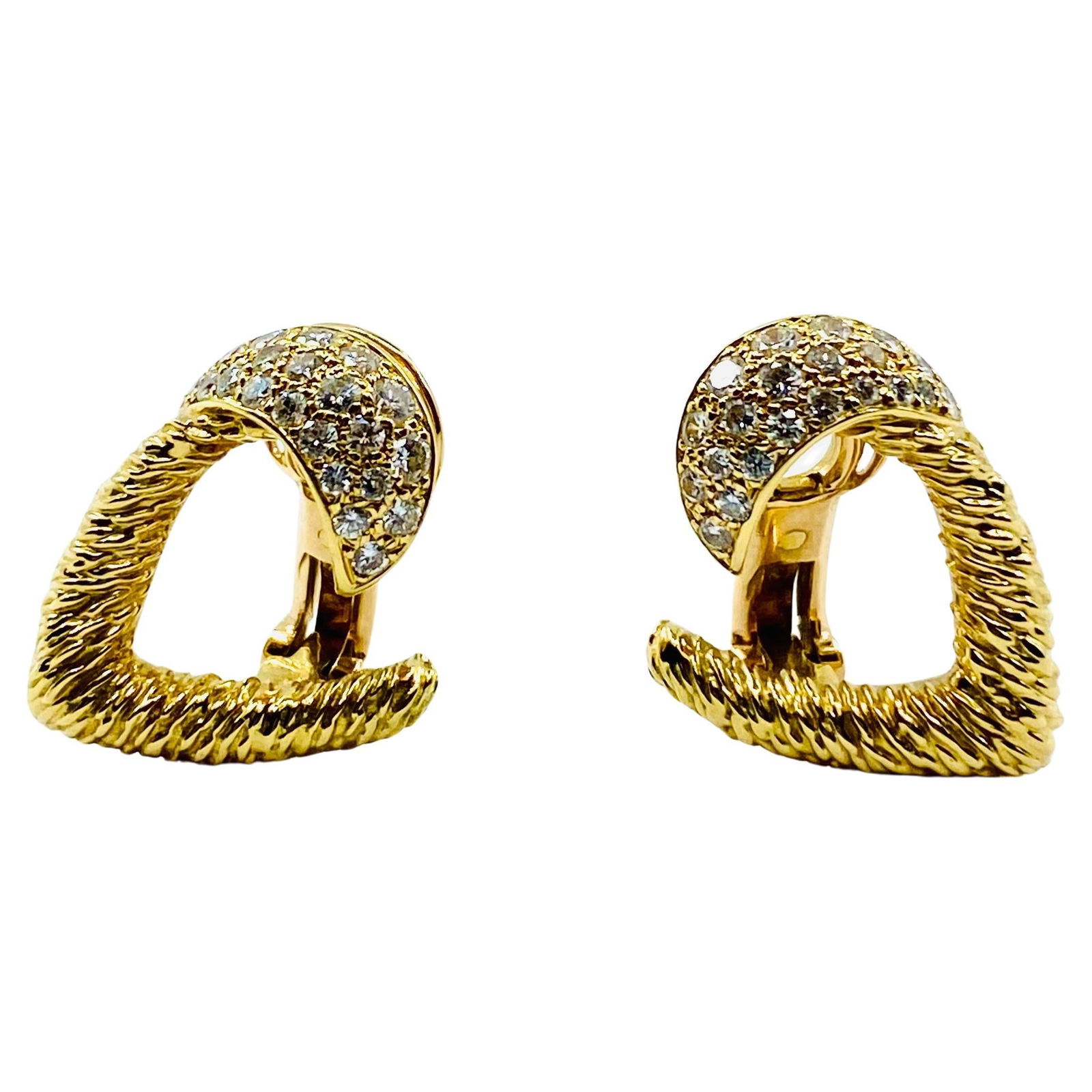 Boucheron Heart Earrings Diamond 18k Gold - 7