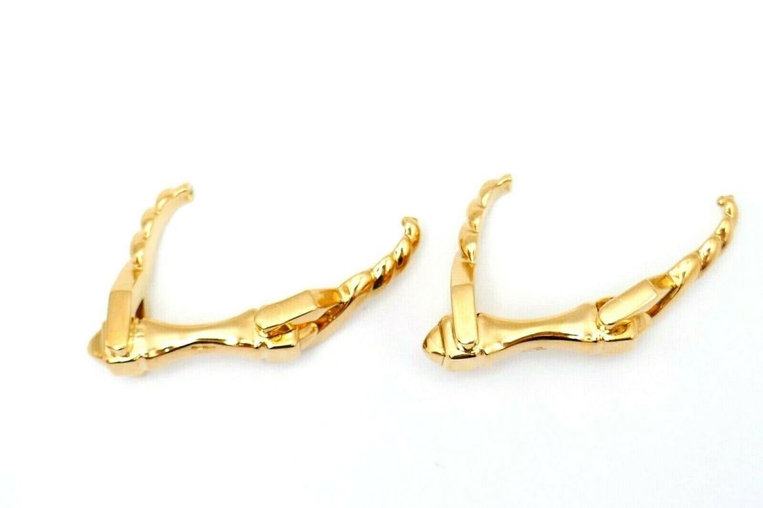 Cartier Vintage Yellow Gold Stirrup Cufflinks - 3