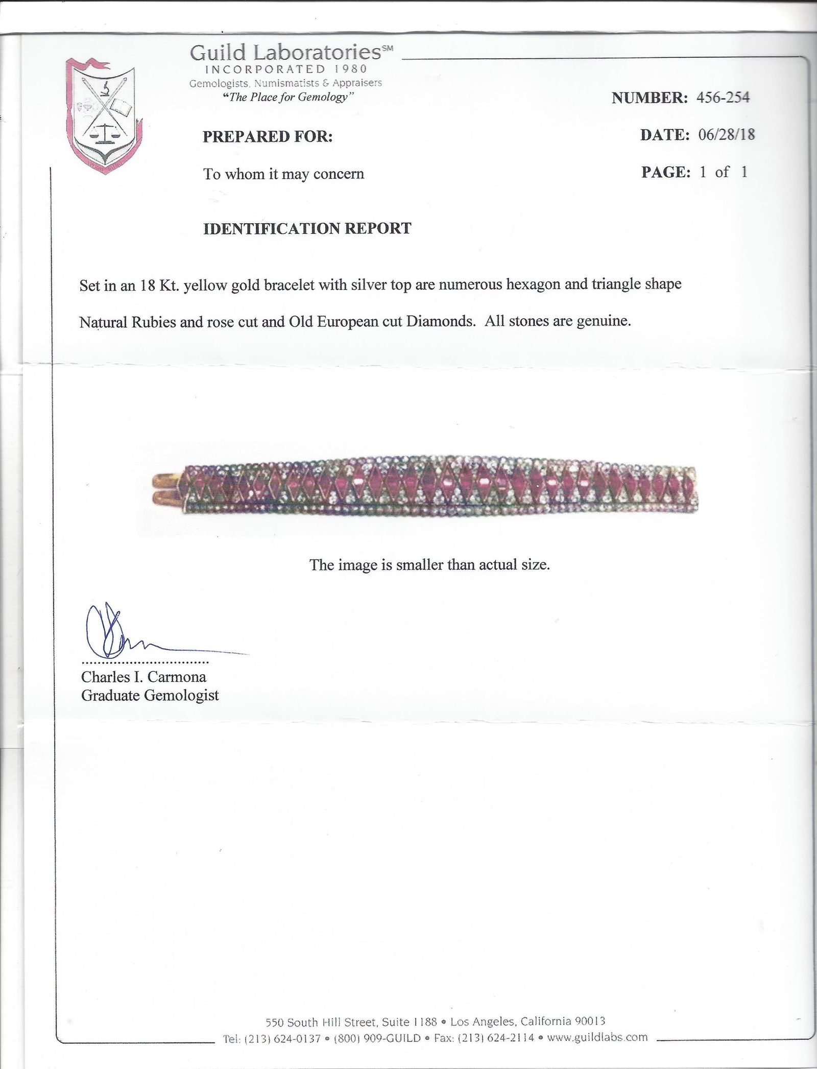 Antique Diamond Ruby Silver Rose Gold Bracelet, 1890s - 13