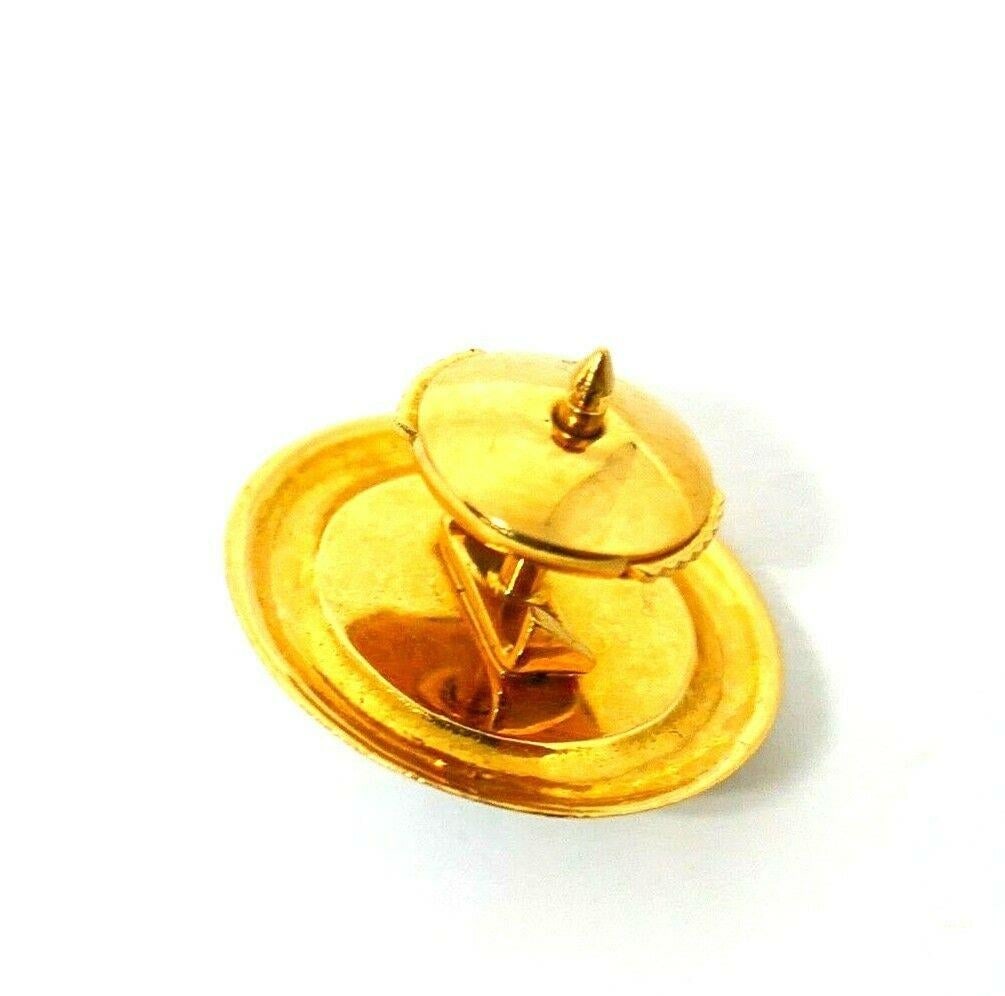 Chaumet Vintage Yellow Gold Malachite Cufflinks Tie Tack Set - 5