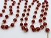 1950s French Carnelian Beaded 18k Gold Chain Necklace - 8