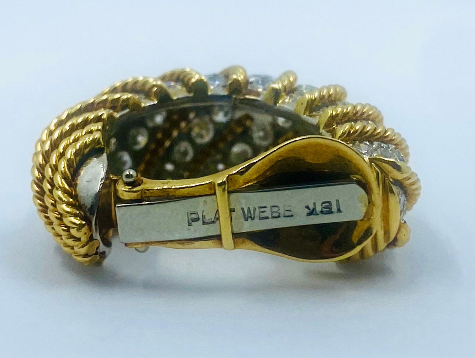 David Webb Huggie Earrings Diamond Gold - 6