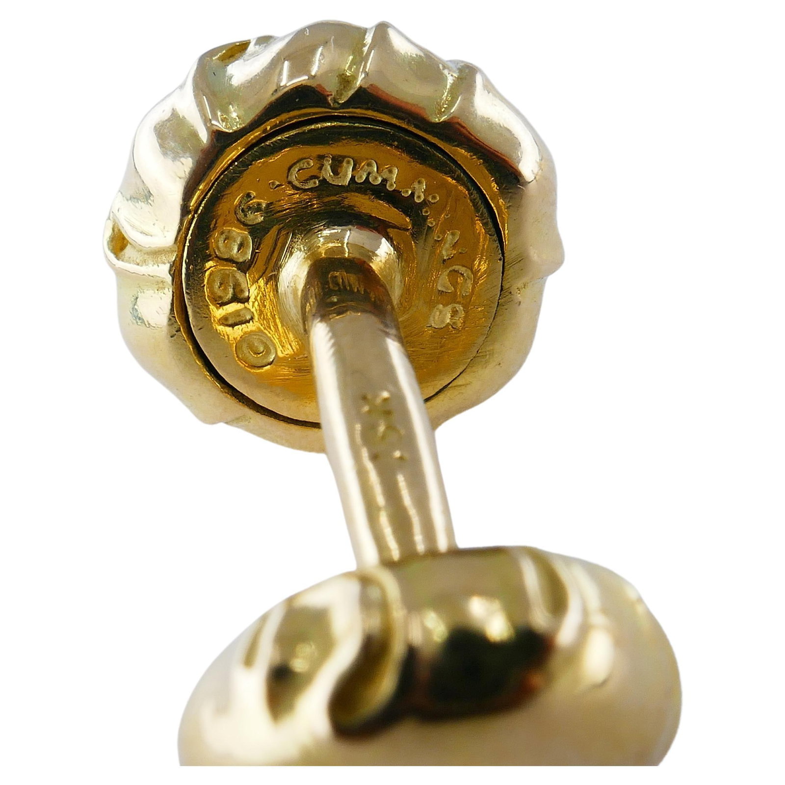 Vintage Angela Cummings Gold Cufflinks - 10