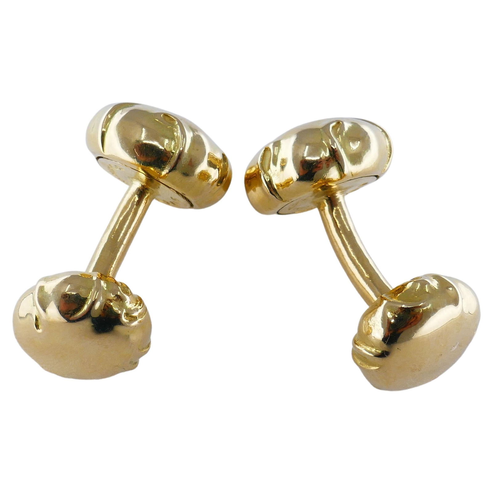 Vintage Angela Cummings Gold Cufflinks - 3
