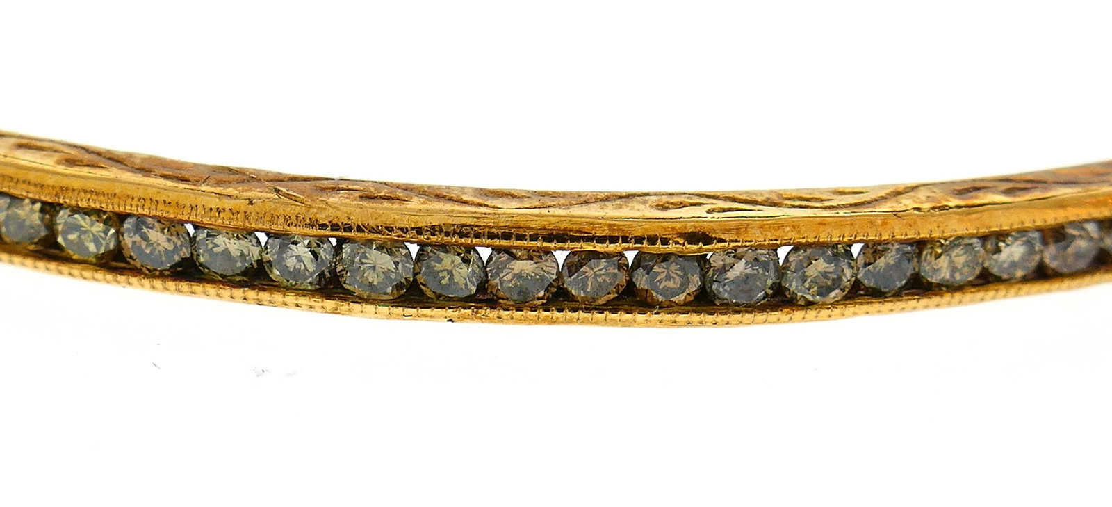 Cynthia Bach Diamond Rose Gold Bangle Bracelet, Pair - 20