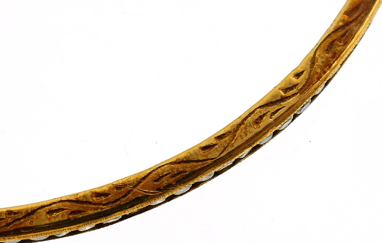 Cynthia Bach Diamond Rose Gold Bangle Bracelet, Pair - 2