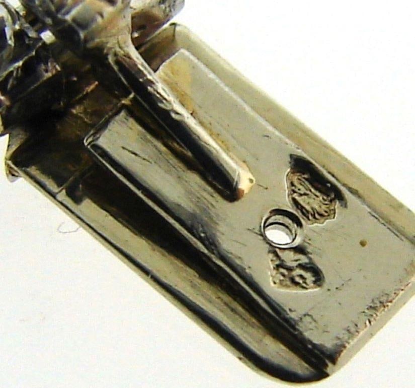 Art Deco Diamond Necklace Bracelets Platinum Choker Interchangeable - 5