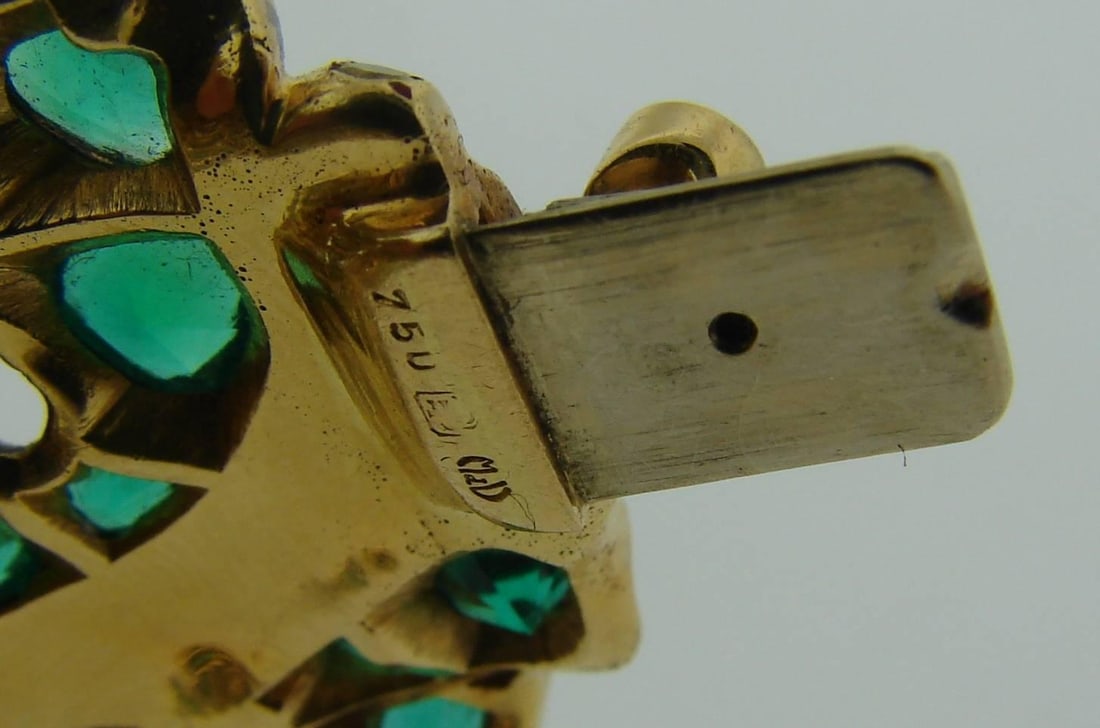 Michele della Valle Emerald Fancy Yellow Diamond Gold Bracelet - 16