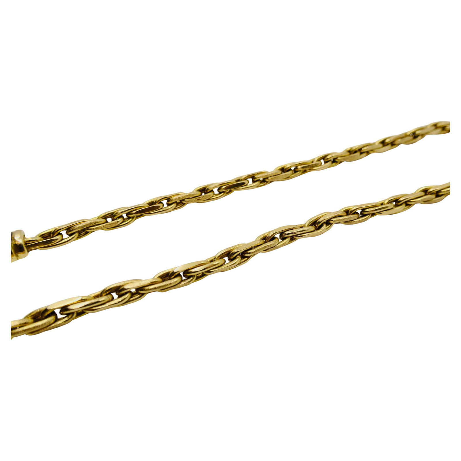 Chaumet Gold Pendant Necklace Diamond Vintage Jewelry - 3