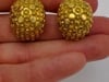 Vintage Cartier Earrings 18k Gold Clip-On Estate Jewelry - 20