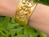 Jean Mahie 22k Gold Cuff Bracelet - 18