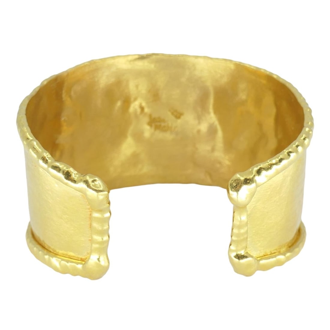 Jean Mahie 22k Gold Cuff Bracelet - 2