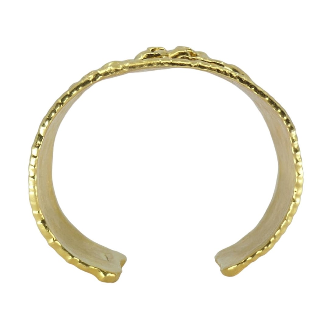 Jean Mahie 22k Gold Cuff Bracelet - 3