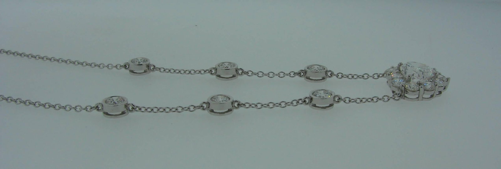 Heart Shaped Diamond GIA Gold Pendant Necklace - 4