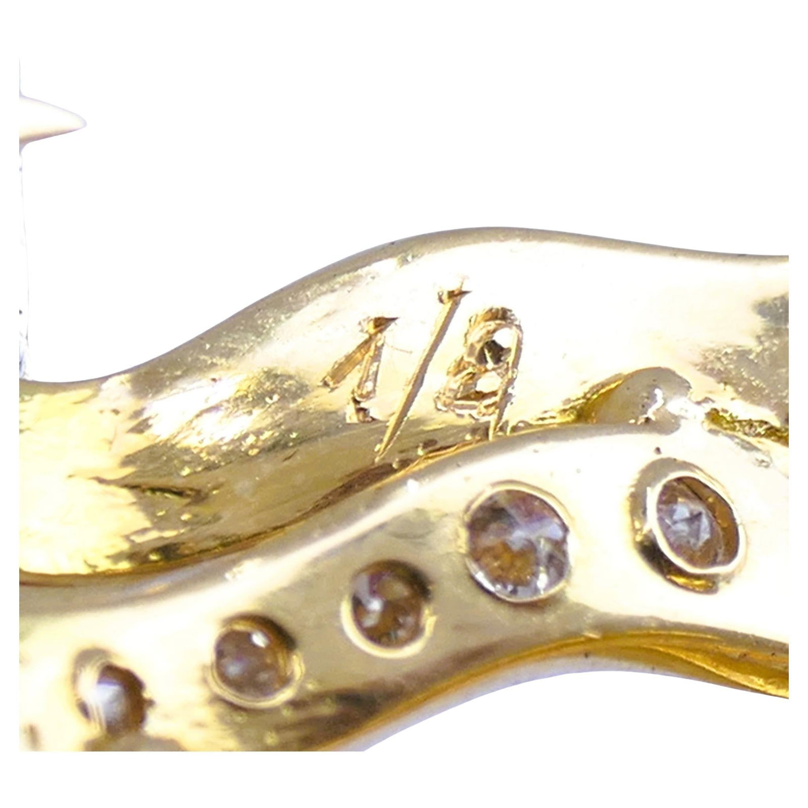 Georges Braque Hebe Brooch 18k Gold Diamond Pendant Estate Jewelry - 4