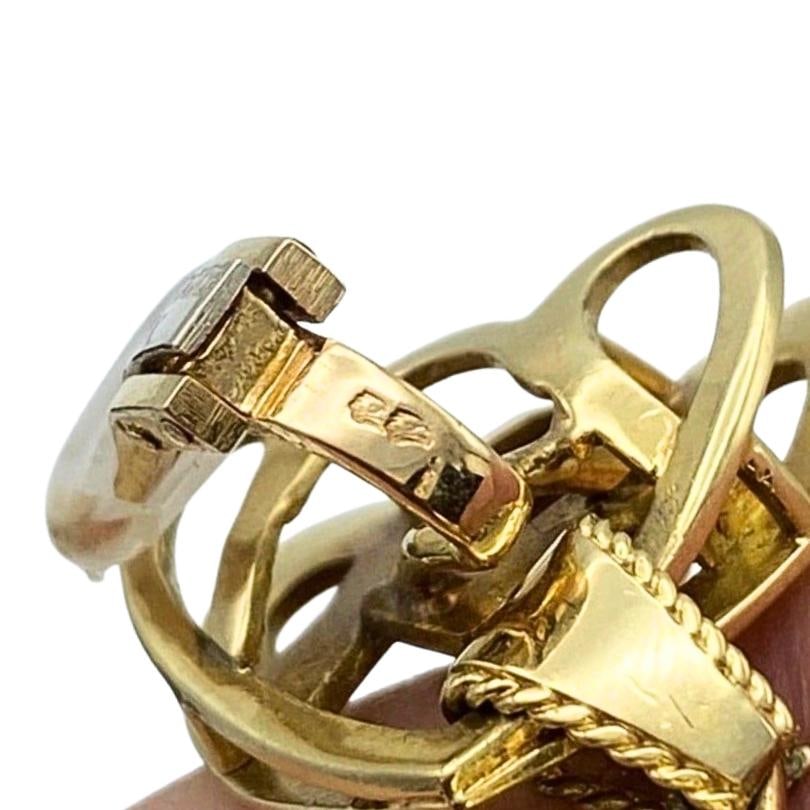 1950's Fred Leighton Yellow Gold, Citrine & Rock Crystal Dangle Earrings - 17