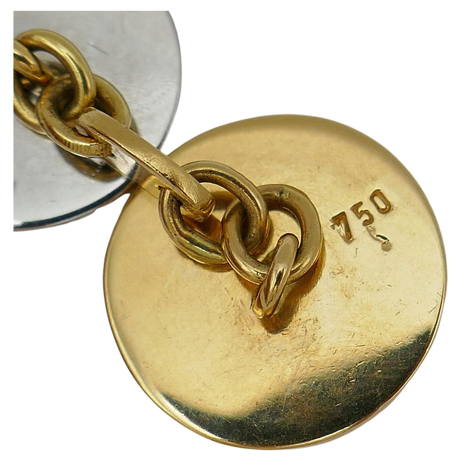 Vintage Bulgari Cufflinks Bvlgari Bvlgari Gold Steel - 3