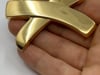 Tiffany & Co Love Kiss by Paloma Picasso 18K Gold Large X Brooch - 8