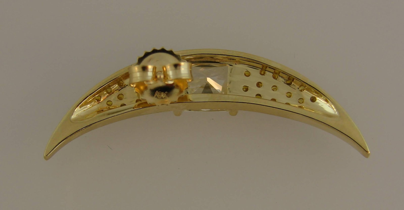 Fancy Yellow Diamond Gold Earrings - 12