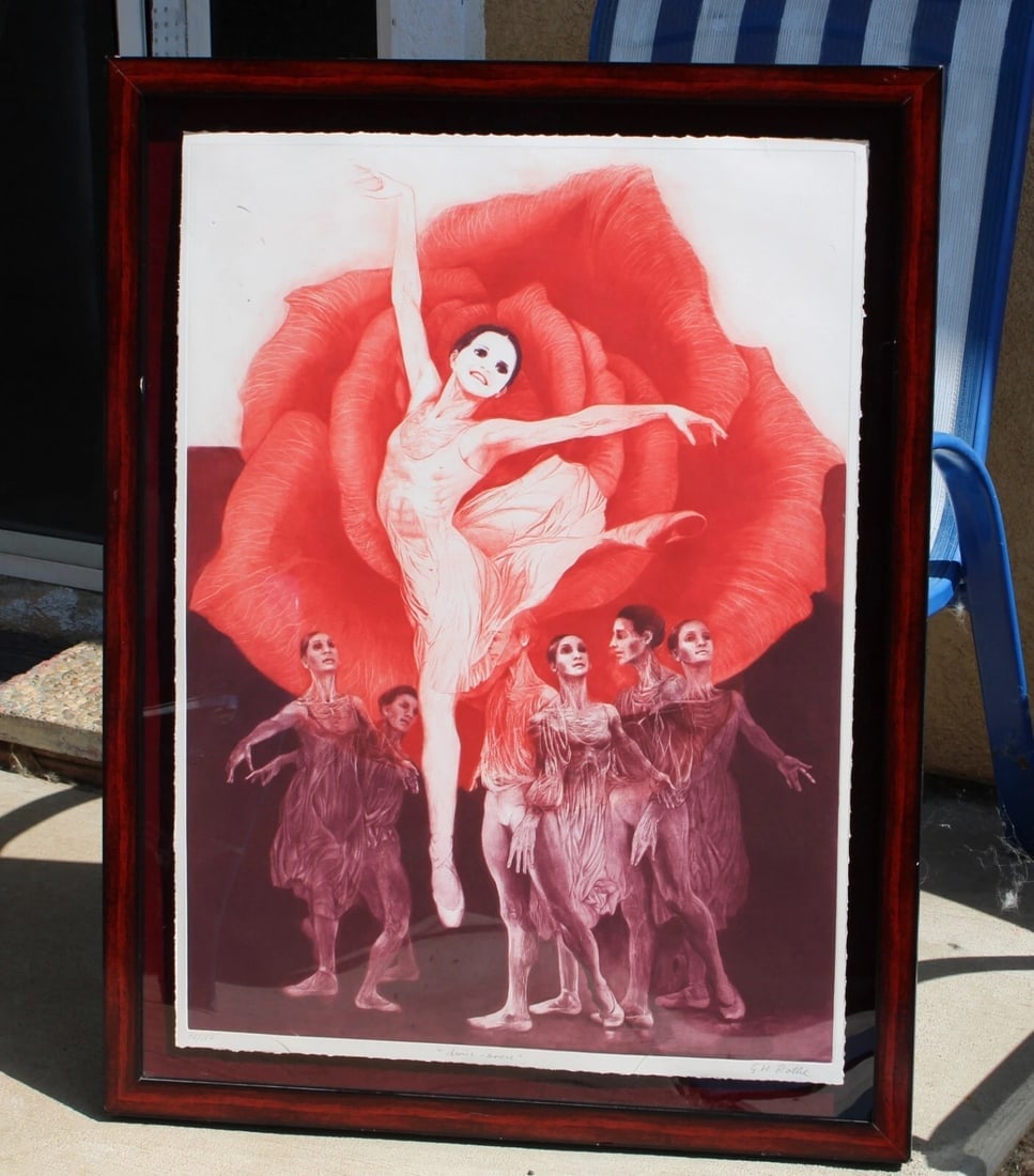 G.H. ROTHE Arise Arose 1977 Signed/titled/Numbered Mezzotint Print 86/150 - 3