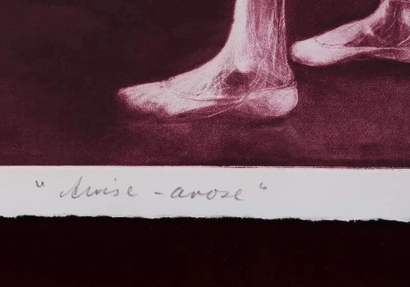 G.H. ROTHE Arise Arose 1977 Signed/titled/Numbered Mezzotint Print 86/150 - 6