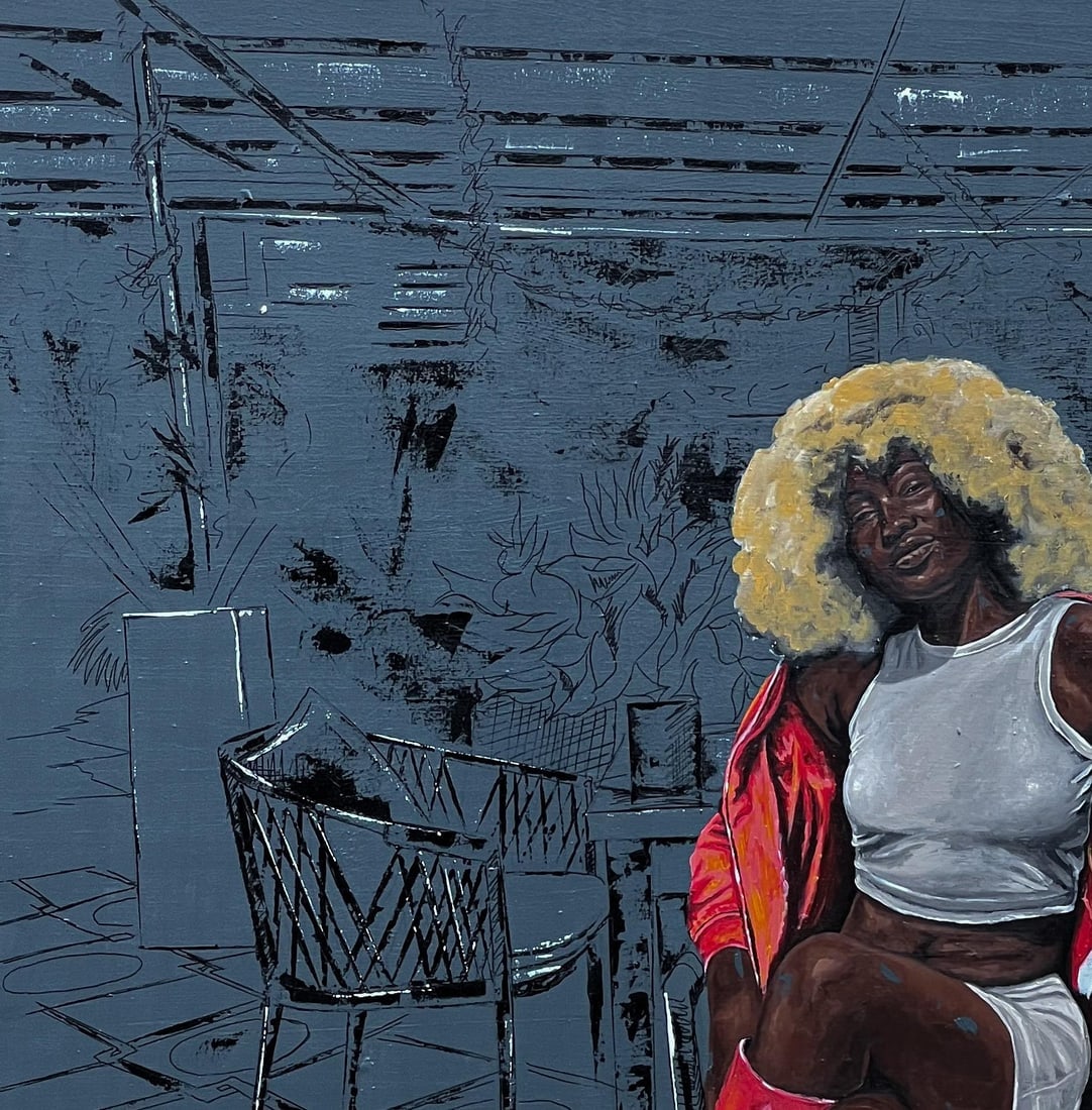 Eyitayo Alagbe , We Outside 2 (Lagos Baddie Girl) - 21st Century, Contemporary, Figurative, Women, - 12