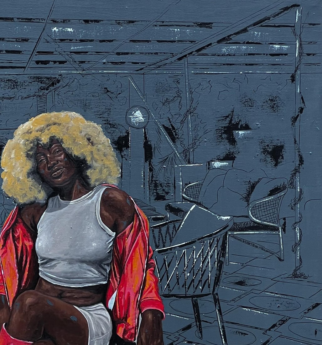 Eyitayo Alagbe , We Outside 2 (Lagos Baddie Girl) - 21st Century, Contemporary, Figurative, Women, - 7