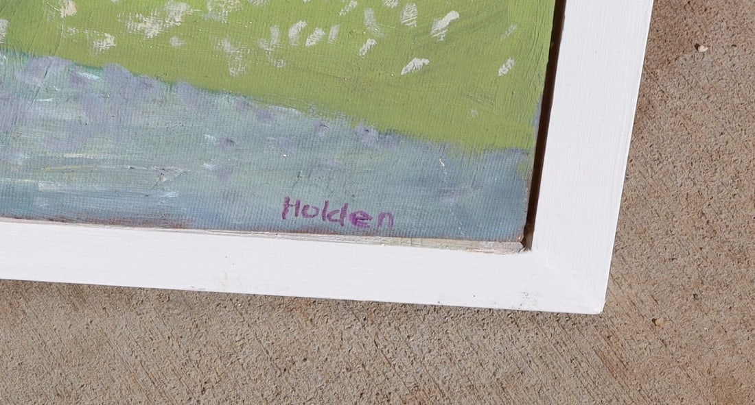 MARTHA HOLDEN California Modernist French Flowers in a Blue Vase was $4890 - 5