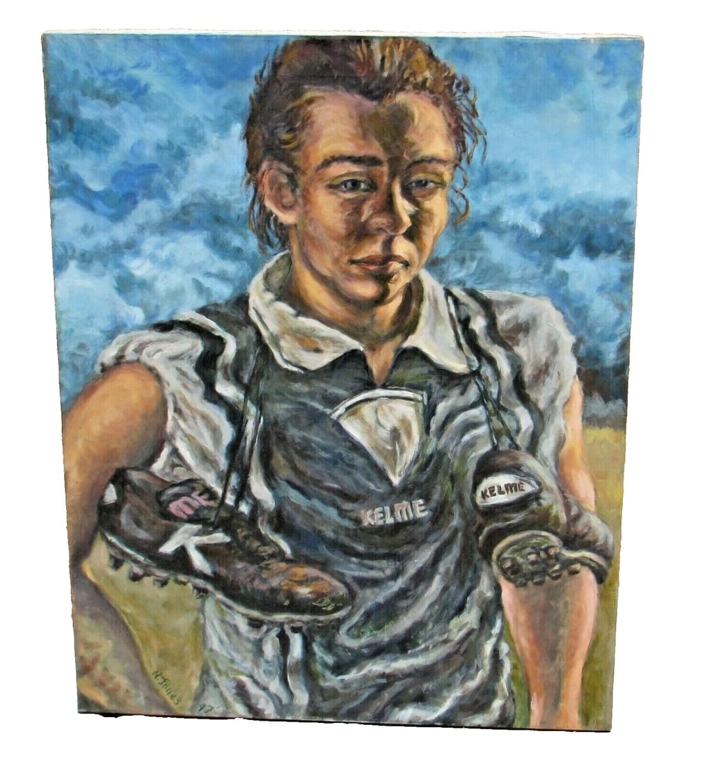 NORMAN S. JONES Famous Soccer Player Mia Hamm in Kelme Jersey - 2