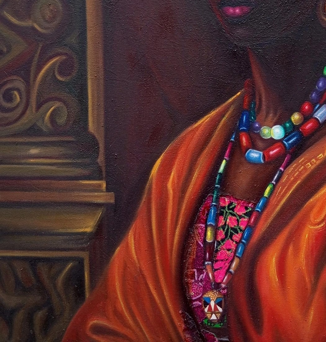 Bakare Abubakri-sideeq Babatunde, Onileke Ara (Beaded in Style) 2 -21st Century Contemporary, - 4